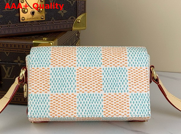 Louis Vuitton Steamer Wearable Wallet in White Damier Heritage Coated Canvas N40674 Replica