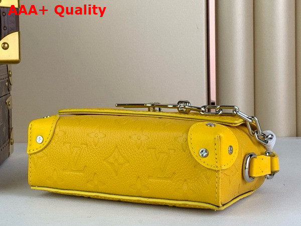 Louis Vuitton Steamer Wearable Wallet in Yellow Taurillon Monogram Cowhide Leather M82917 Replica