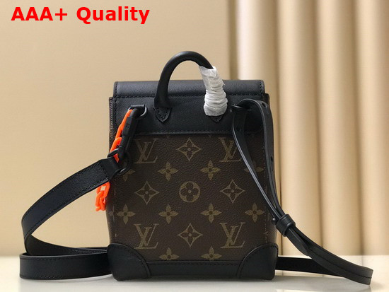 Louis Vuitton Steamer XS Bag for Men Features an Embroidered Patch of a LV Friend from Virgil Ablohs Zoom with Friends animated Film M80327 Replica