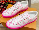 Louis Vuitton Stellar Sneaker Rose Pop Pink Monogram Print Textile 1A65TM Replica