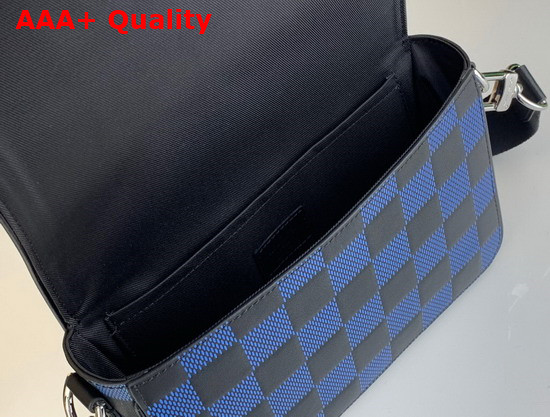 Louis Vuitton Studio Messenger Navy Damier Infini 3D Cowhide Leather N50037 Replica