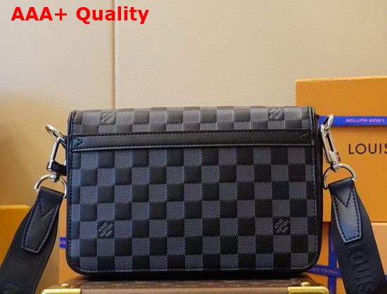 Louis Vuitton Studio Messenger in Elegant Onyx Damier Infini Leather N50007 Replica