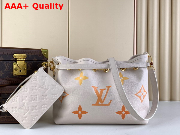 Louis Vuitton Summer Bundle Handbag in Beige Clair Monogram Empreinte Leather M46545 Replica