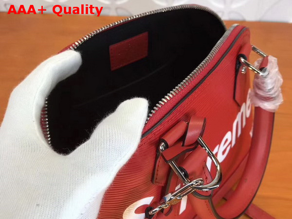 Louis Vuitton Supreme Alma BB Red Epi Leather Replica