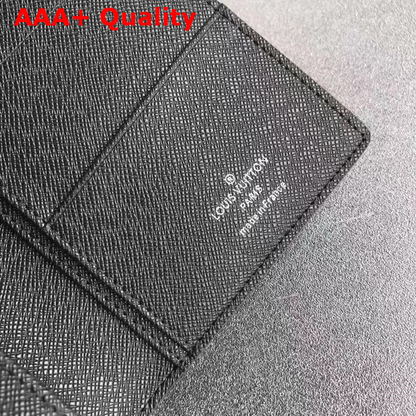 Louis Vuitton Supreme Brazza Wallet in Black Supple Epi Leather Replica