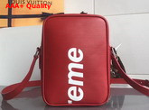 Louis Vuitton Supreme Messenger Red Epi Leather Replica