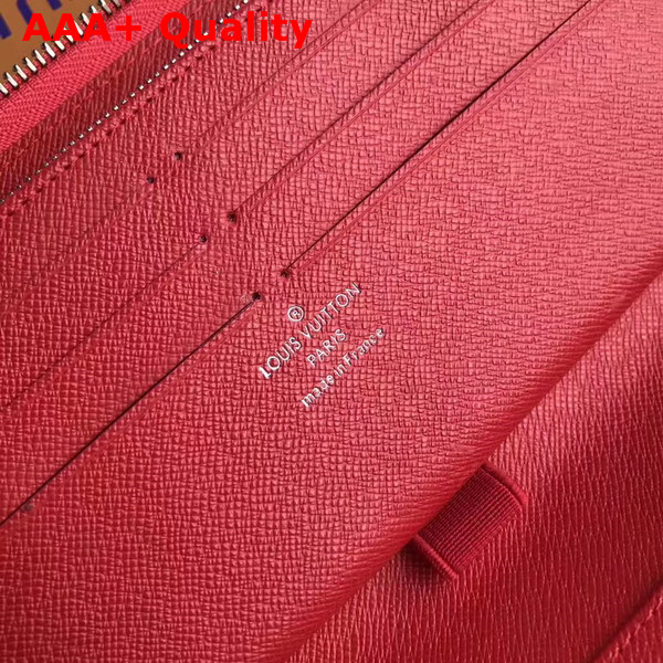 Louis Vuitton Supreme Zippy Organizer Red Epi Leather Replica