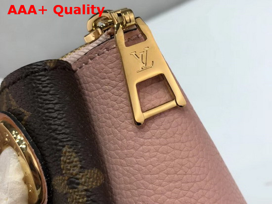 Louis Vuitton Surene BB Monogram Canvas with Rose Poudre Grained Calf Leather M43777 Replica