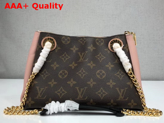 Louis Vuitton Surene BB Monogram Canvas with Rose Poudre Grained Calf Leather M43777 Replica