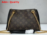 Louis Vuitton Surene BB Monogram Coated Canvas and Black Grained Calf Leather M43775 Replica