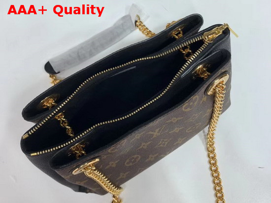 Louis Vuitton Surene BB Monogram Coated Canvas and Black Grained Calf Leather M43775 Replica