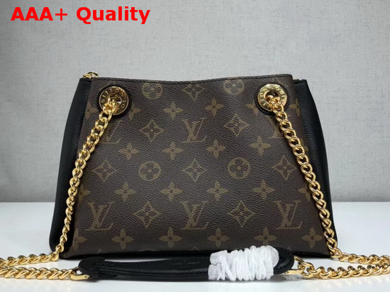 Louis Vuitton Surene BB Monogram Coated Canvas and Black Grained Calf Leather M43775 Replica