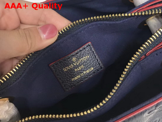 Louis Vuitton Surene BB Monogram Empreinte Marine Rouge M43750 Replica