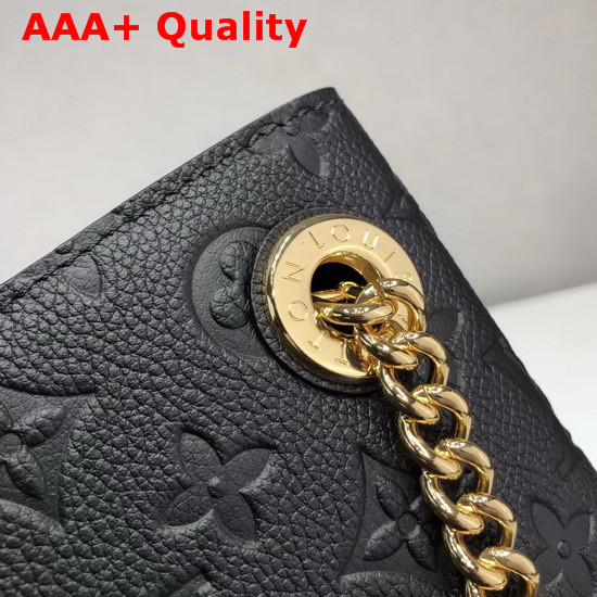 Louis Vuitton Surene MM Monogram Empreinte Leather Black M43758 Replica