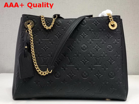 Louis Vuitton Surene MM Monogram Empreinte Leather Black M43758 Replica