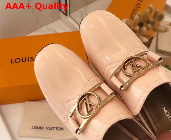 Louis Vuitton Swift Loafer Pink Glazed Calf Leather Replica