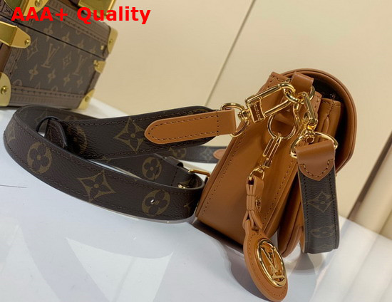 Louis Vuitton Swing Handbag Hazelnut Brown Calfskin Leather M20396 Replica