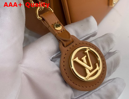 Louis Vuitton Swing Handbag Hazelnut Brown Calfskin Leather M20396 Replica