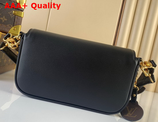 Louis Vuitton Swing Handbag in Black Calfskin Leather M20393 Replica