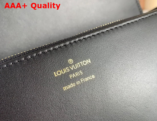 Louis Vuitton Swing Handbag in Black Calfskin Leather M20393 Replica