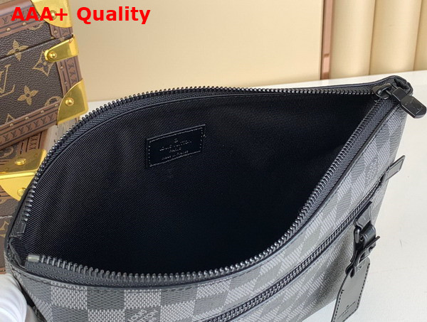 Louis Vuitton Takeoff Pouch Damier Graphite Coated Canvas N40505 Replica