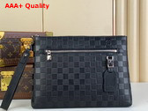 Louis Vuitton Takeoff Pouch Damier Infini Cowhide Leather N40504 Replica