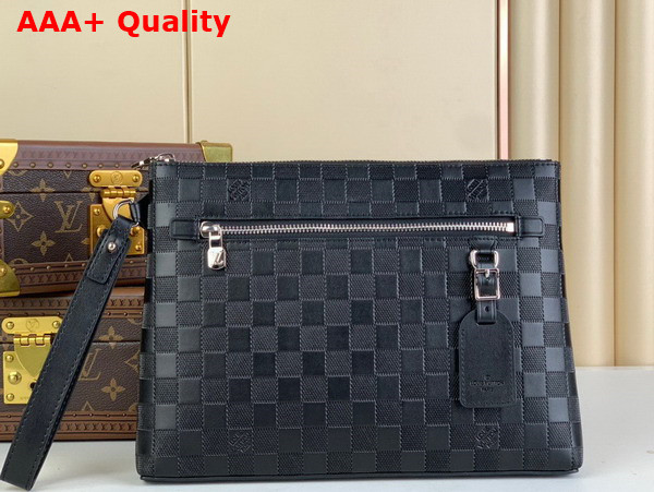 Louis Vuitton Takeoff Pouch Damier Infini Cowhide Leather N40504 Replica