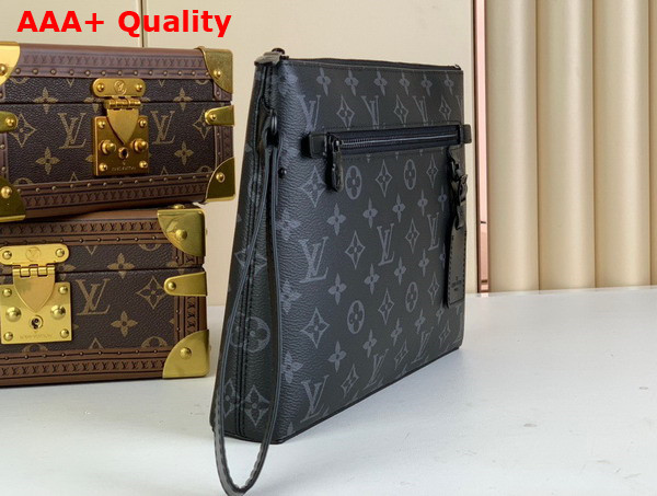 Louis Vuitton Takeoff Pouch Monogram Eclipse Canvas Replica