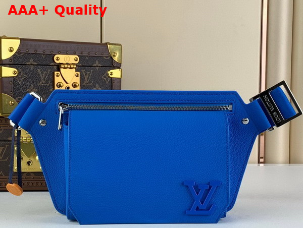 Louis Vuitton Takeoff Slingbag in Bright Blue Aerogram Cowhide Leather M22665 Replica