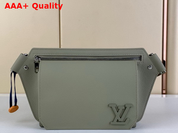 Louis Vuitton Takeoff Slingbag in Sage Cowhide Leather Replica