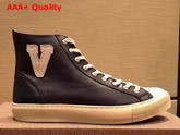 Louis Vuitton Tattoo Sneaker Boot in Black Grained Calf Leather Replica