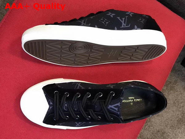 Louis Vuitton Tattoo Sneaker in Monogram Cotton Canvas Noir Replica