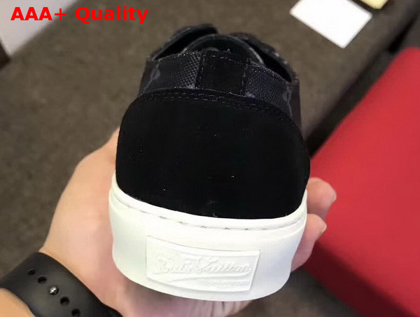 Louis Vuitton Tattoo Sneaker in Monogram Cotton Canvas Noir Replica