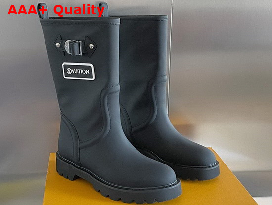 Louis Vuitton Territory Flat Half Boot Noir 1A9H8L Replica