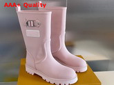 Louis Vuitton Territory Flat Half Boot Rose 1A9HA9 Replica