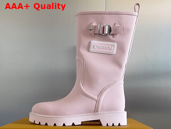 Louis Vuitton Territory Flat Half Boot Rose 1A9HA9 Replica