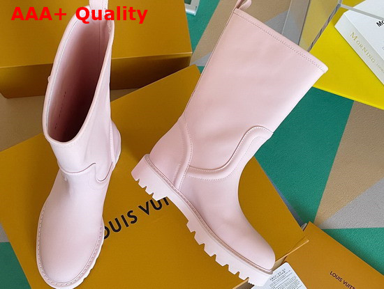 Louis Vuitton Territory Flat Half Boot Rose 1A9HA9 Replica