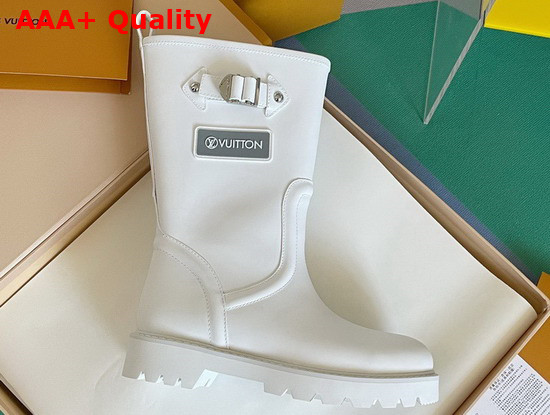 Louis Vuitton Territory Flat Half Boot White 1A9H90 Replica