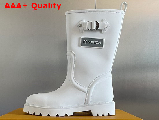 Louis Vuitton Territory Flat Half Boot White 1A9H90 Replica