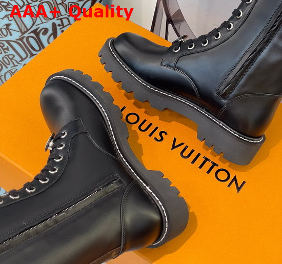 Louis Vuitton Territory Flat High Ranger Black Calf Leather 1A9H1M Replica