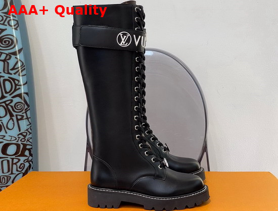 Louis Vuitton Territory Flat High Ranger Black Calf Leather 1A9H1M Replica