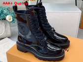 Louis Vuitton Territory Flat Ranger Black Patent Calf Leather 1AABC8 Replica