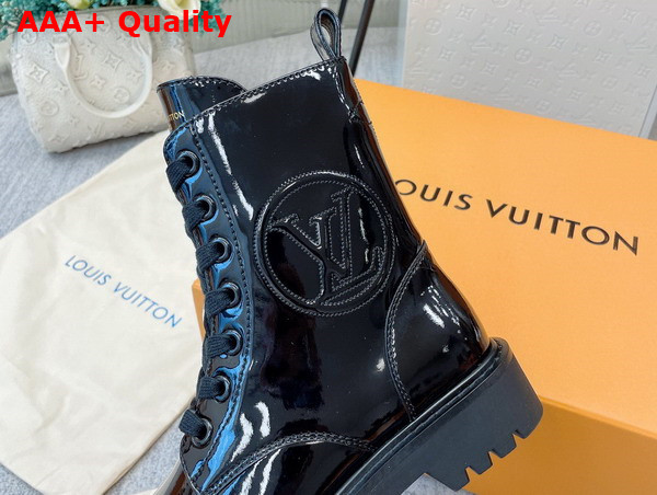 Louis Vuitton Territory Flat Ranger Black Patent Calf Leather 1AABC8 Replica