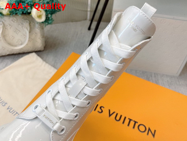 Louis Vuitton Territory Flat Ranger White Patent Calf Leather Replica