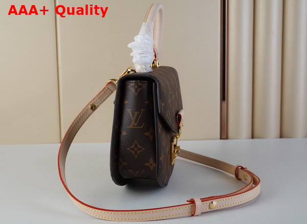 Louis Vuitton Tilsitt Handbag in Monogram Coated Canvas Replica