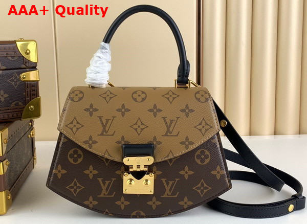 Louis Vuitton Tilsitt Handbag in Monogram and Monogram Reverse Coated Canvas M46548 Replica