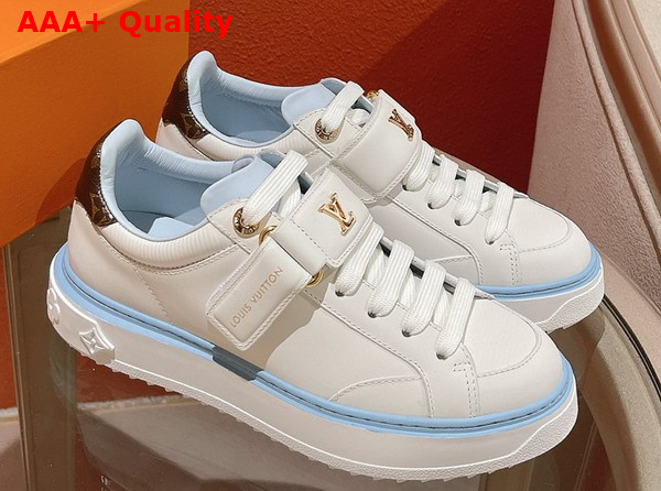 Louis Vuitton Time Out Sneaker Bleu Clair Calf Leather 1AB198 Replica