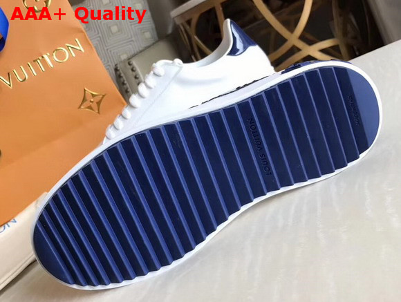 Louis Vuitton Time Out Sneaker Marine Plain Calf Leather 1A3U4H Replica