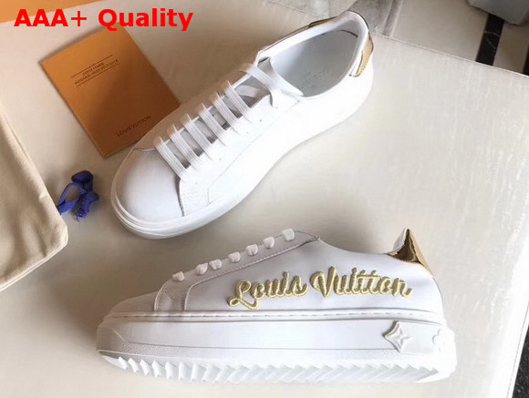 Louis Vuitton Time Out Sneaker Or Plain Calf Leather 1A3U35 Replica