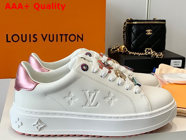 Louis Vuitton Time Out Sneaker Rose Clair 1AADNC Replica